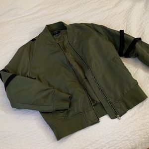 F21 Army Green Bomber Jacket